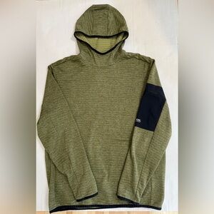 Alaskan Hardware by Duluth Trading Men’s Pullover Hoodie Green Black SizeMedium